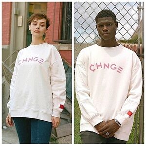 CHNGE Unisex Organic Pullover Logo Sweatshirt size XS